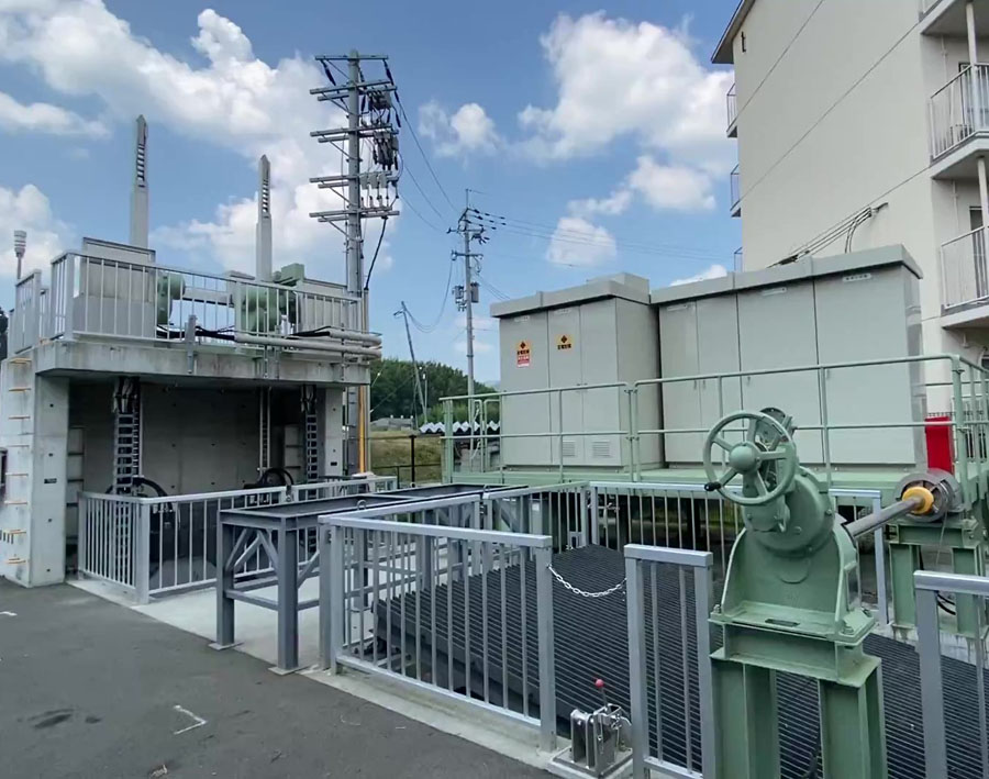 Installation Reference : The most advanced pump gate “FLOOD BUSTER”